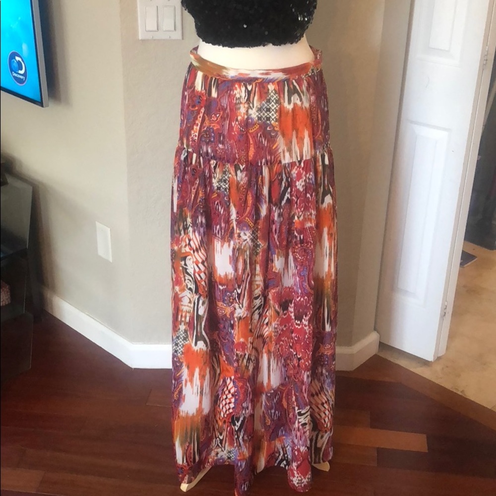 Size 8 Boston Proper Maxi Skirt NWOT